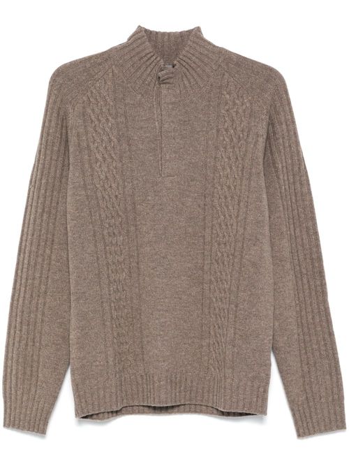 Ribbed sweater - Neutrals