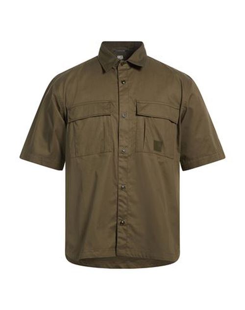C. p. Company Man Shirt Military green Size 3XL Cotton