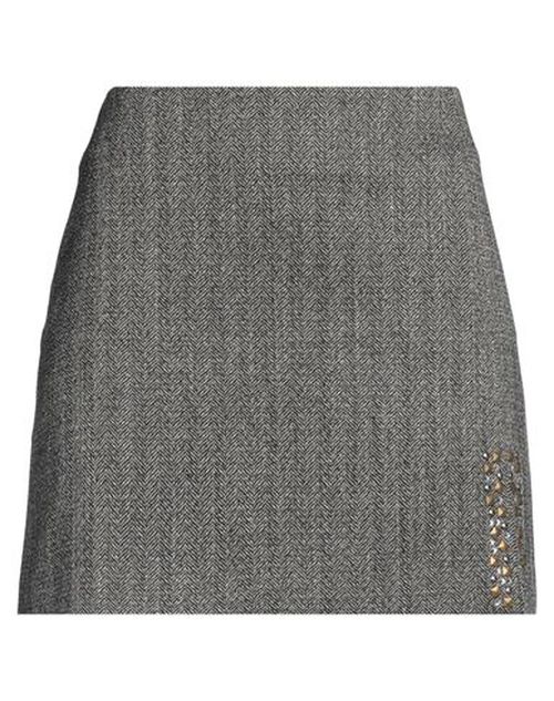 Woman Mini skirt Black Size 4 Polyester, Viscose, Elastane