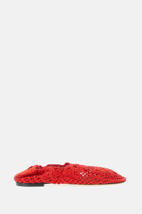 Flat Shoes Rosso Pl Co Lambskin - Women
