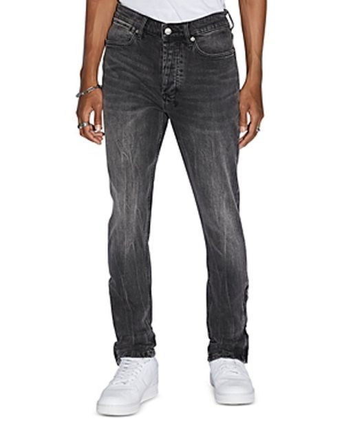 Van Winkle Zipped Skinny Jeans in Black