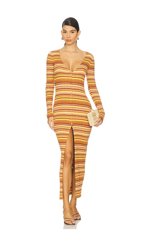 Bananhot Mike Cover Up Dress in Brown. M/L. Also in XL
