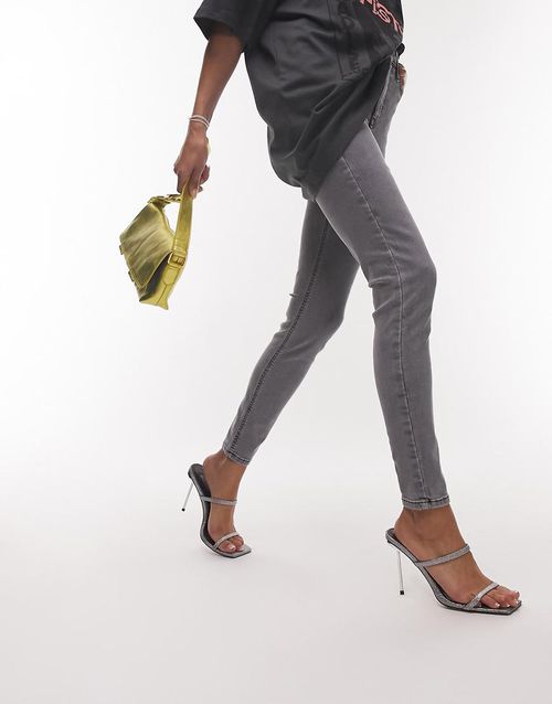 Topshop Jamie jeans in gray