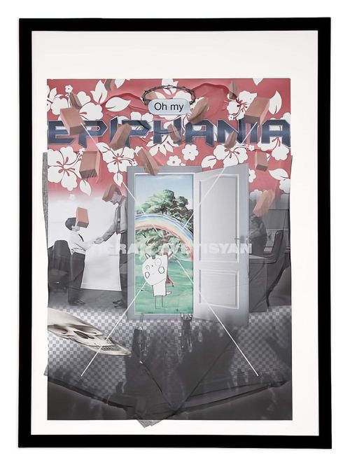 Tigran Avetisyan framed T-shirt - Black