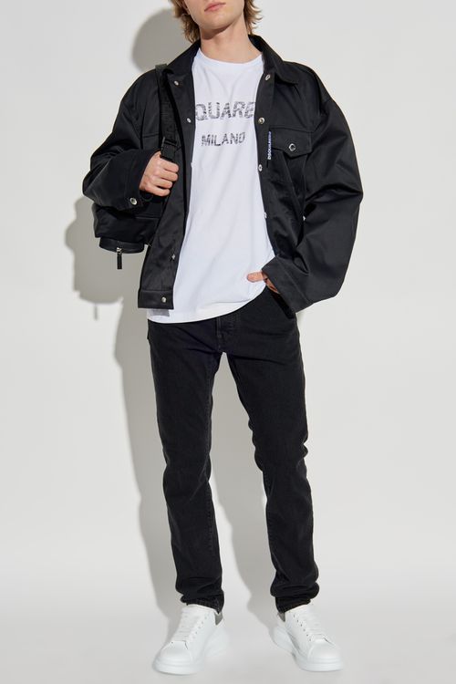 Dsquared2 T-shirt With Logo, Men's, White