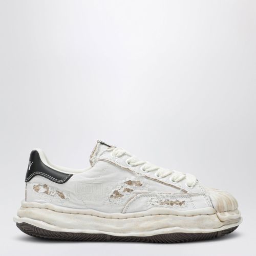 Mihara Yasuhiro Blakey Sneakers In White Canvas With Worn Effect