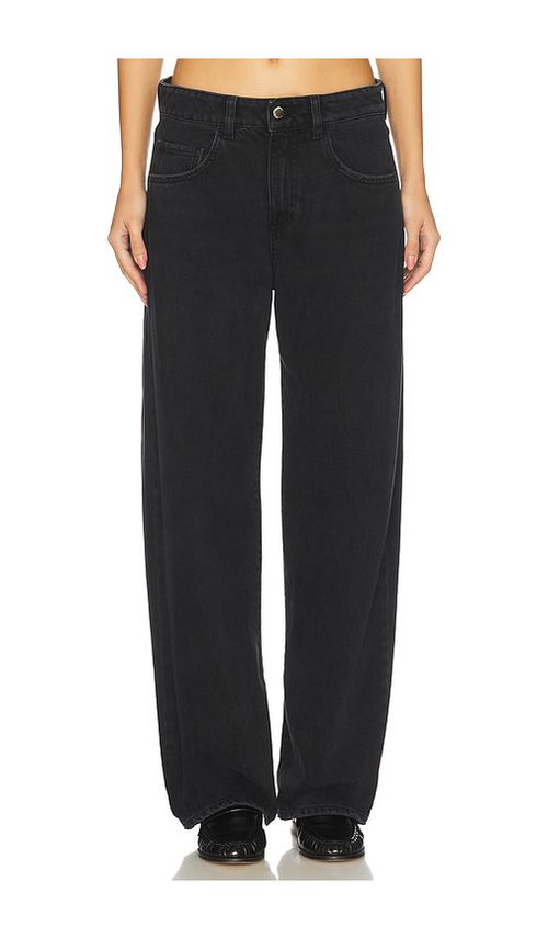 Icon Denim Bea Wide Leg Jeans in Black. - 32 also , 24, 25, 26, 27, 28, 29