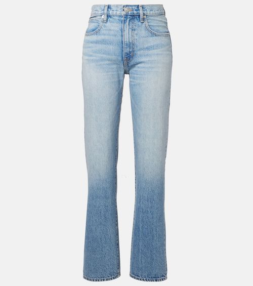 Kendra high-rise straight jeans
