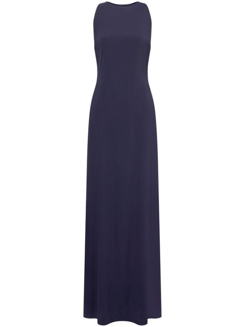 Sleeveless maxi dress - Blue