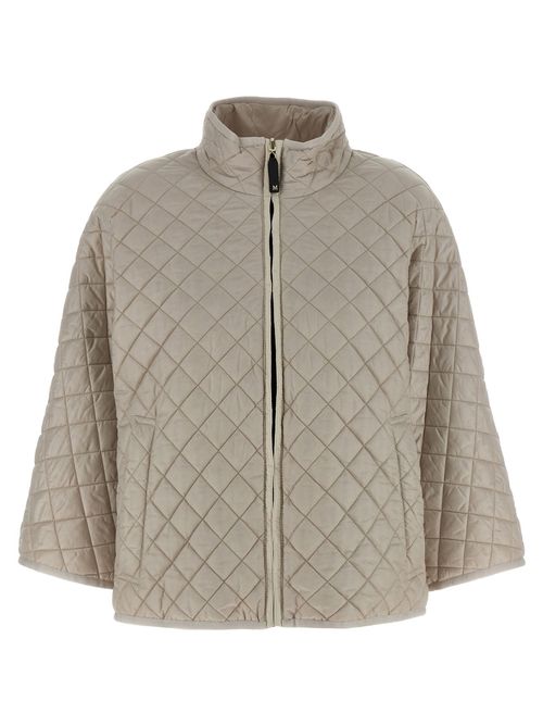 Grey Delfina Quilted Jacket