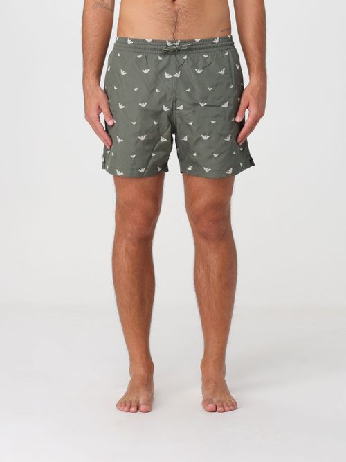 Swimsuit Men color Green