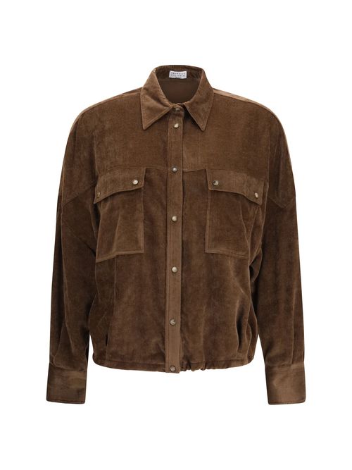Corduroy Shirt — Brown