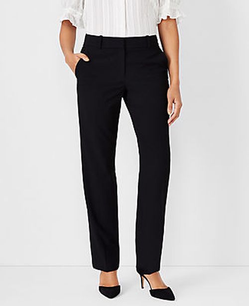 Ann Taylor The Straight Pant In Seasonless Stretch - Classic Fit