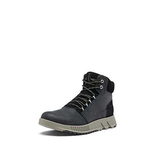 Sorel Men's Mac Hill Lite Mid Waterproof Boots - Grill, Black