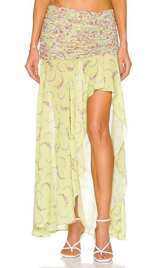 MAJORELLE Tatiana Skirt in Green. - L also in XXS, XS