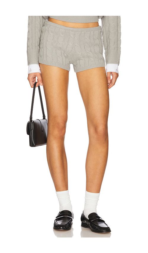 LIONESS Reborn Mini Short in Grey. -  XS also in L, M