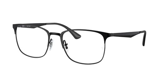 Ray-Ban RX6421 2904 Men's Eyeglasses Black 54 - Blue Light Block Available