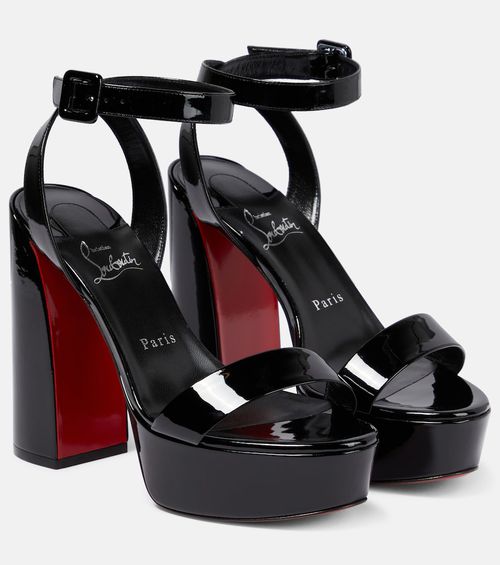 Movida Sabina patent leather platform sandals