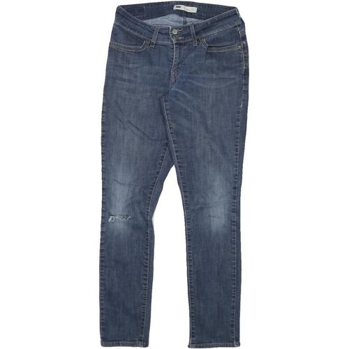 LEVI'S 529 Womens Jeans Blue Slim Skinny Denim Medium W28 L29 Zip Cotton Blend