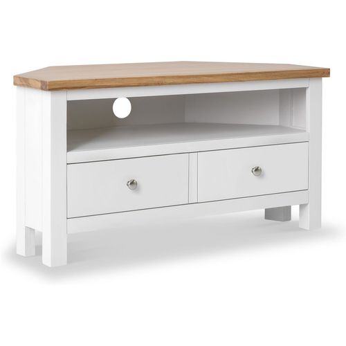 Farro Corner TV Stand | Grey, Cream, White or Charcoal | Roseland