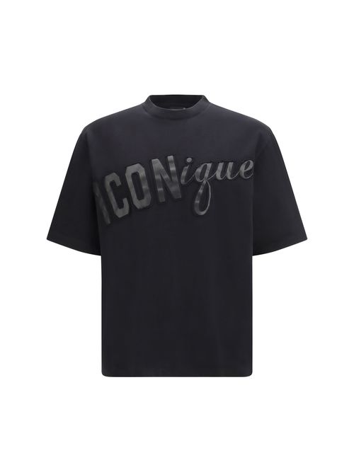 Logo-Print Cotton T-Shirt — Black