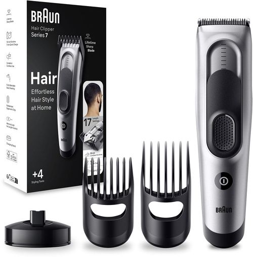 Braun Series 7 HC7390 hair clipper 17 length settings options for men