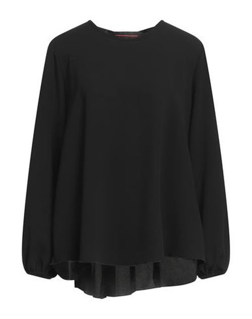 Collection Privēe? Woman Top Black Size 10 Polyester, Elastane