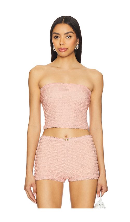 Show Me Your Mumu x REVOLVE Nicki Tube Top in Blush. -  XL also in L