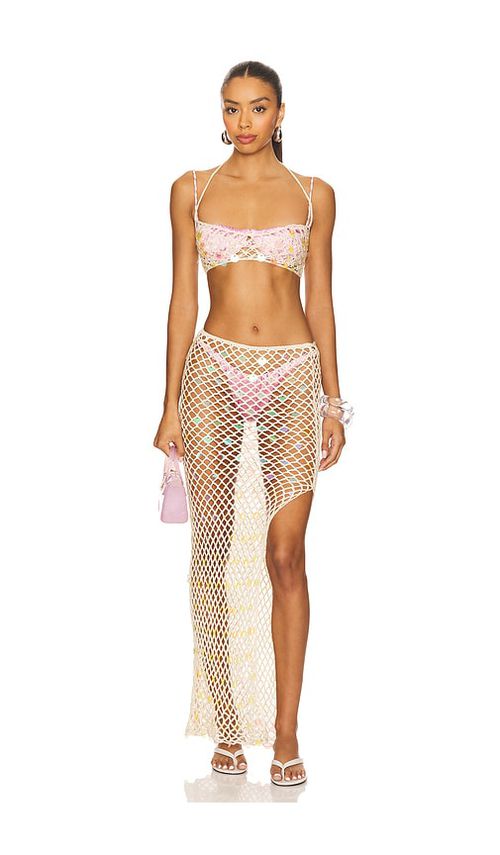 Superdown Marlie Skirt Set in Neutral. - S also in XS
