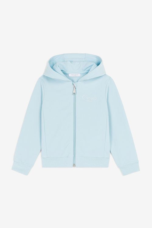 Logo-embroidered Zipped Hoodie