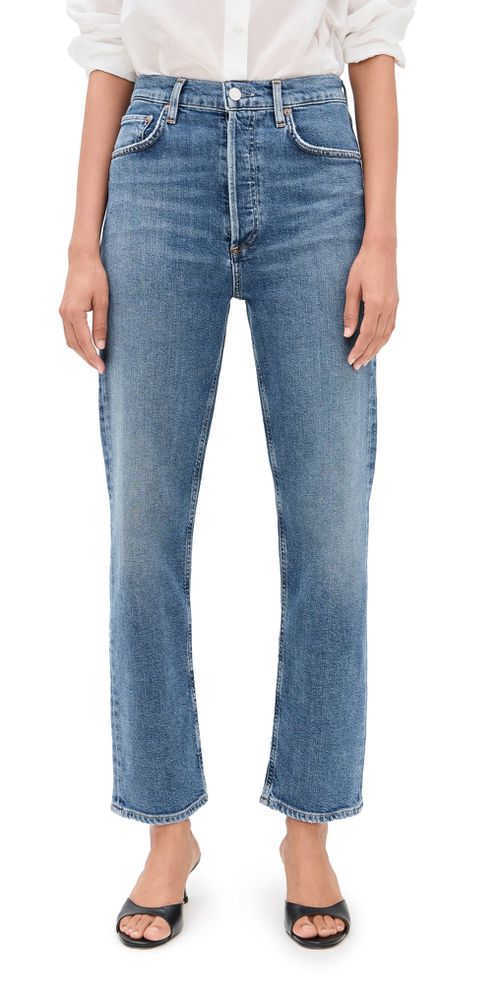 90's Pinch Waist Jeans Overcast