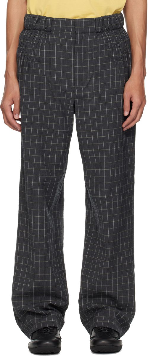 Gray Minna Gathered Trousers
