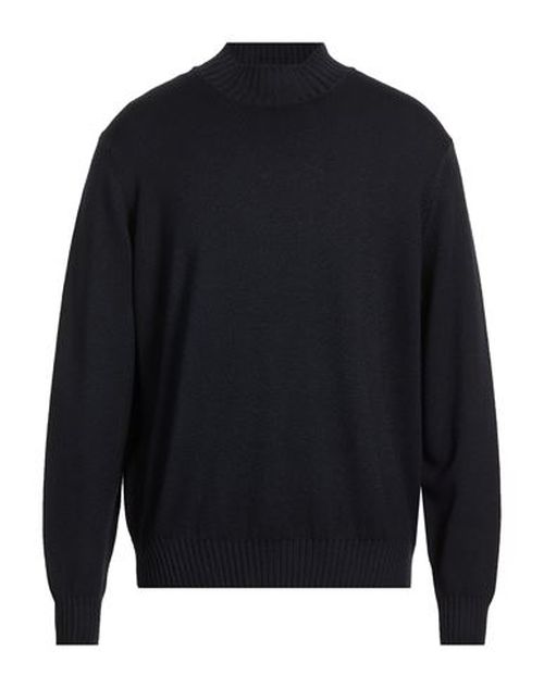 Man Turtleneck Midnight blue Size 46 Merino Wool