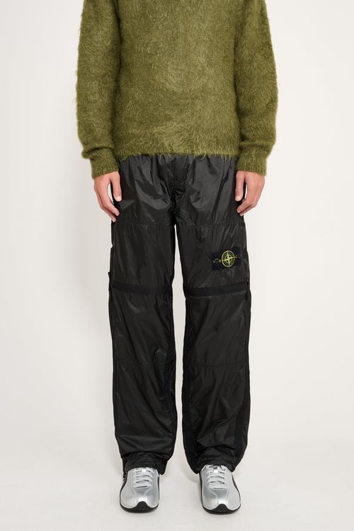 Stone Island Ripstop Light HT Nylon Joggers Lead Grey