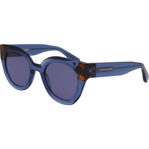 LONGCHAMP Woman LONGCHAMP LO750S 430 Sunglasses Acetate Blue Round Normal Norma