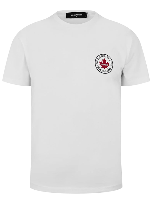 Dsquared2 Small aple Logo White T-Shirt - White