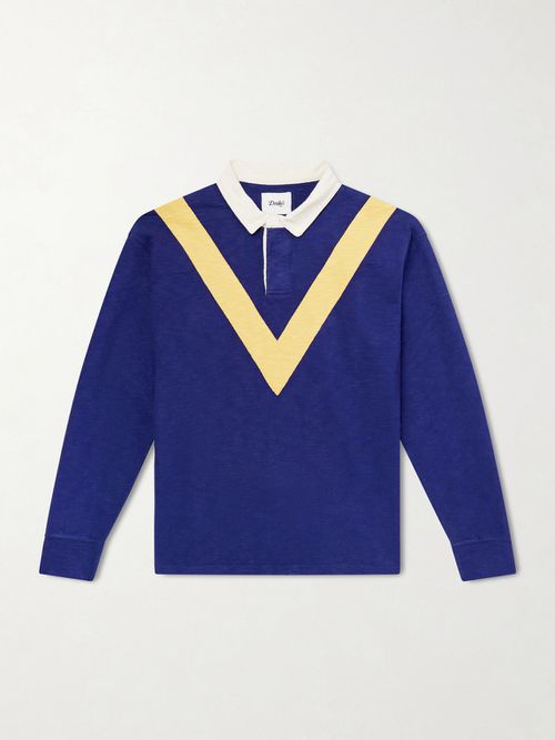 Chevron Flame Cotton-Jersey Rugby Shirt