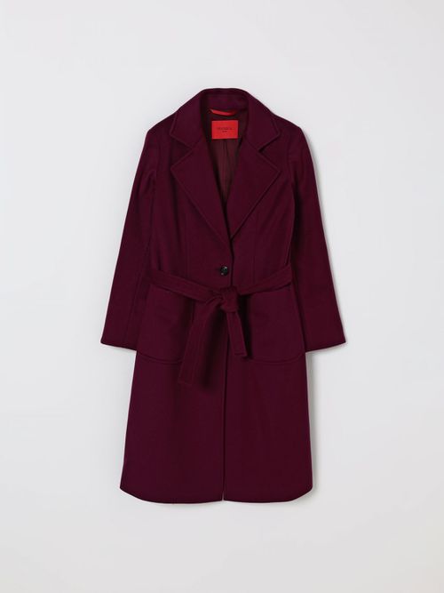 Coat Kids color Plum