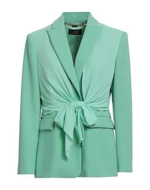 Woman Blazer Light green Size 16 Polyester, Elastane