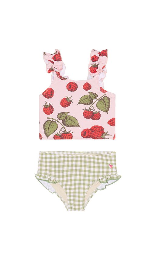 Pink Chicken Girls Via Tankini in Pink Raspberries. 3 also , 4