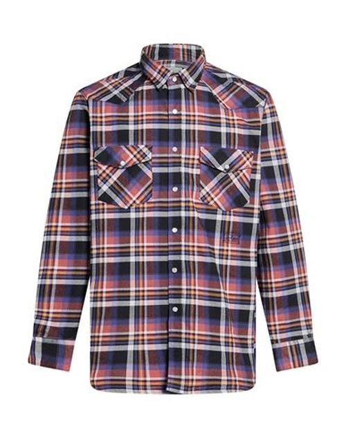 Man Shirt Purple Size S Cotton