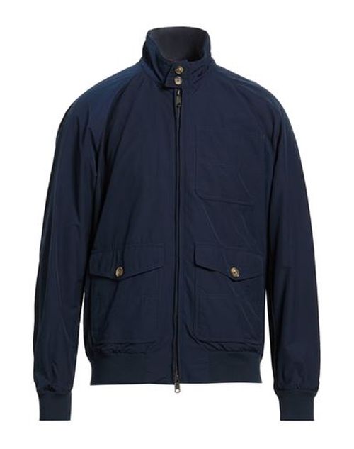 Man Jacket Navy Size XXL Cotton, Polyester
