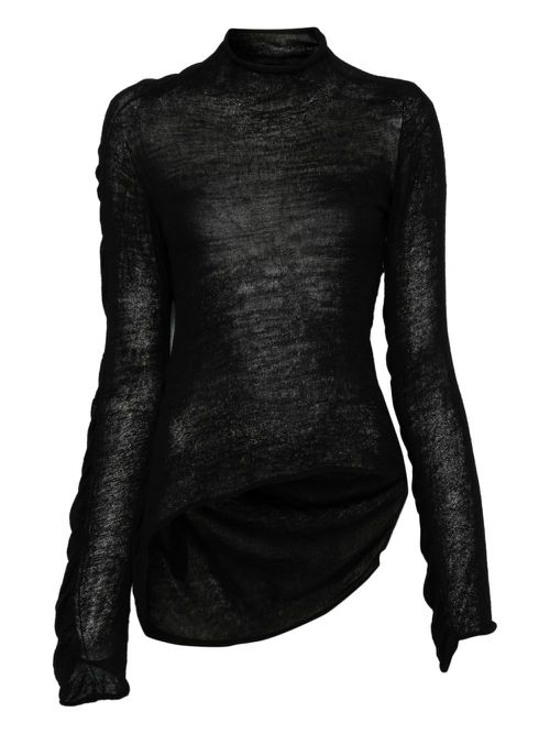 Issey Miyake wool top - Black
