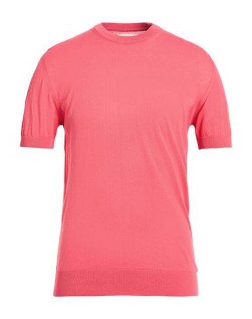 Man Sweater Coral Size M Cotton