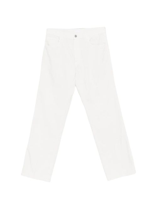 Men's 5-Pocket Off-White Trousers