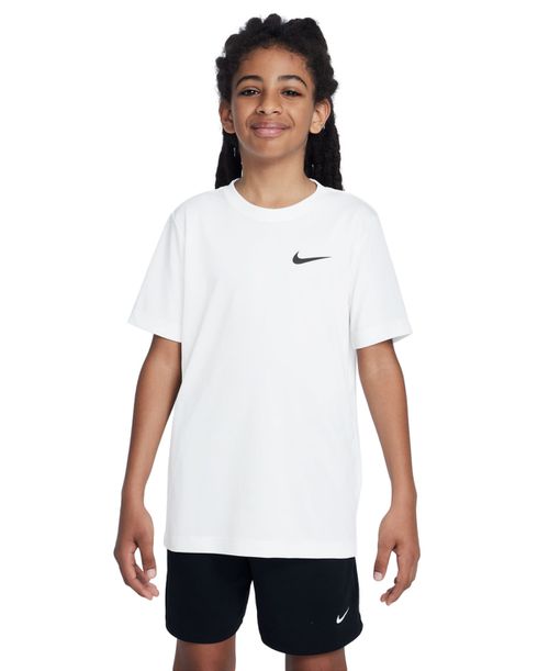 Big Kids Legend Dri-fit Logo Graphic T-Shirt - White