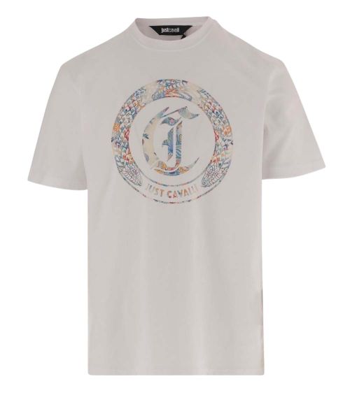 Beige Graphic Crew Neck T-Shirt