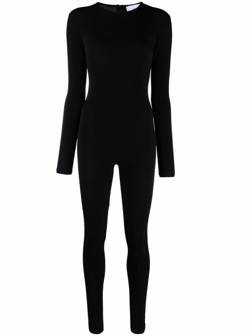 Round neck jumpsuit - Black