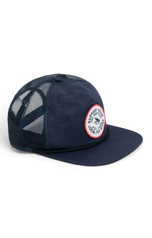 Men's Fly Shop Rope Cap, True Navy