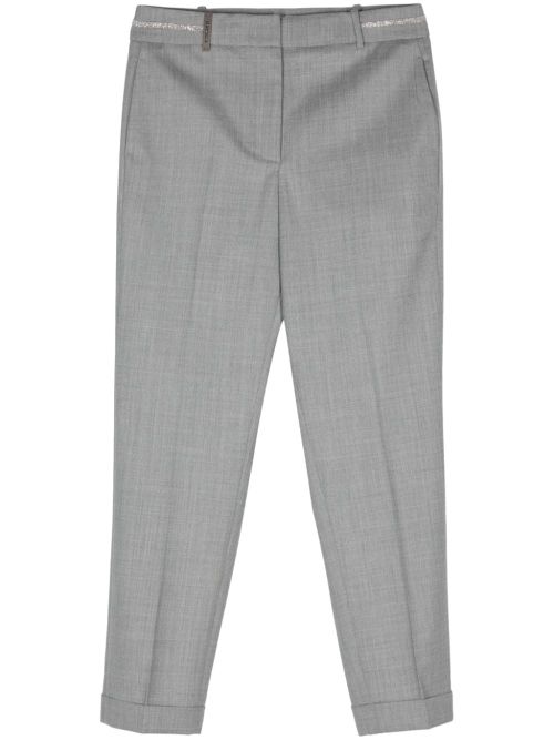 Punto Luce-Chain Trousers — grey